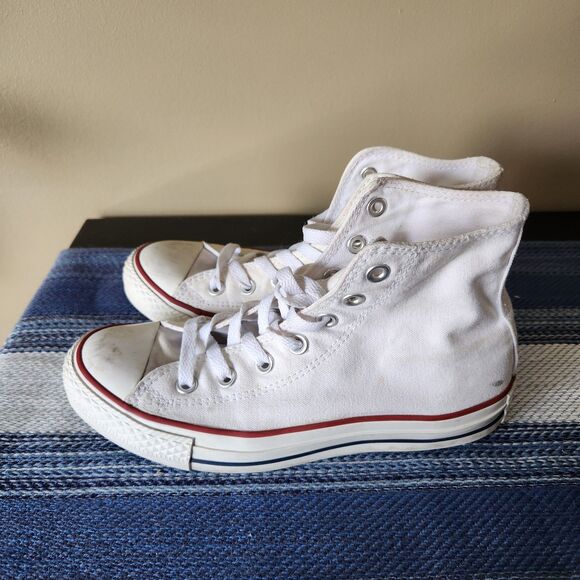 Converse Chuck Taylor All Star M7650 Optic White Unisex High Top W7 M5 - Picture 5 of 10